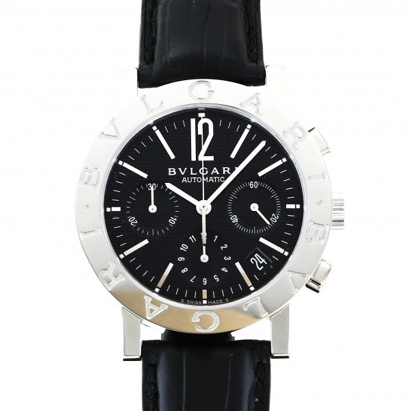 bvlgari bvlgaribvlgari ブルガリ ブルガリブルガリ クロノグラフ ブラック bb38bsldch