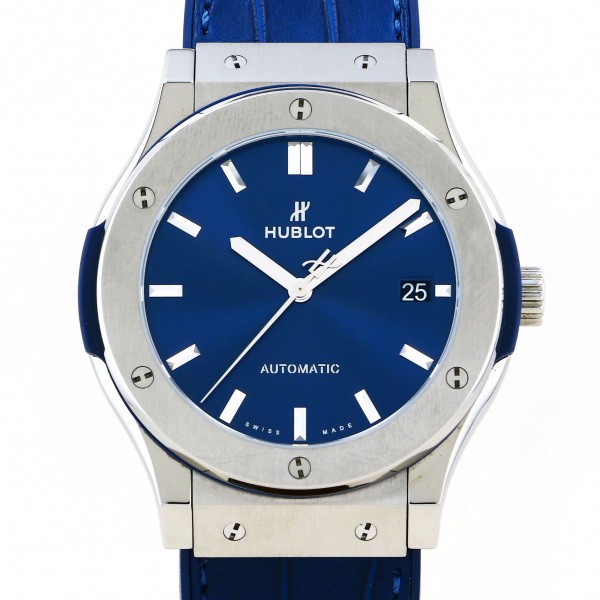hublot classicfusion ウブロ クラシックフュージョン チタニウム ブルー 511.nx.7170.lr