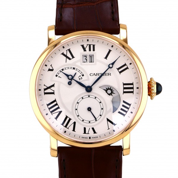 cartier rotonde カルティエ ロトンド ロトンド ドゥ カルティエ グランドデイト レトログラード w1556240