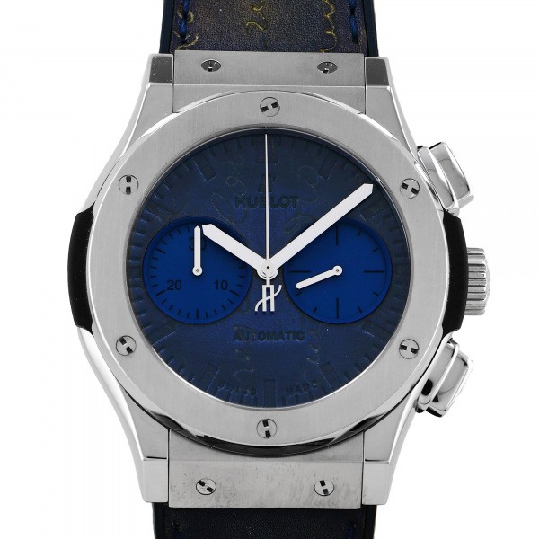 hublot classicfusion ウブロ クラシックフュージョン クロノグラフ ベルルッティ スクリット ブルー 日本限定100本 521.nx.050b.vr.jber17