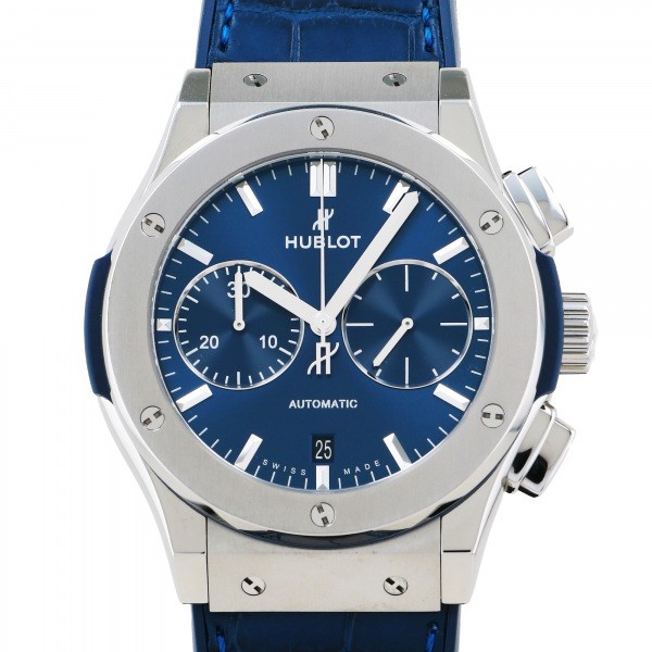 hublot classicfusion ウブロ クラシックフュージョン クロノグラフ チタニウム ブルー 521.nx.7170.lr