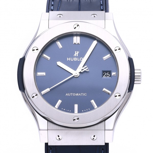 hublot classicfusion ウブロ クラシックフュージョン チタニウム ブルー 511.nx.7170.lr