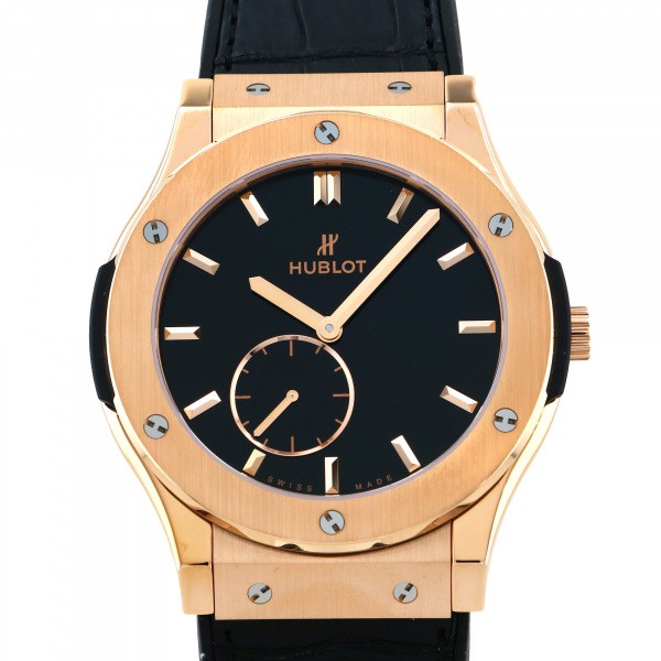hublot classicfusion ウブロ クラシックフュージョン クラシコ ウルトラ-シン キングゴールド ブラックシャイニー 515.ox.1280.lr