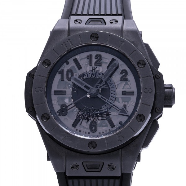 hublot bigbang ウブロ ビッグバン GMT オールブラック ヨウジヤマモト 50本限定 471.ci.1114.rx.yoy20