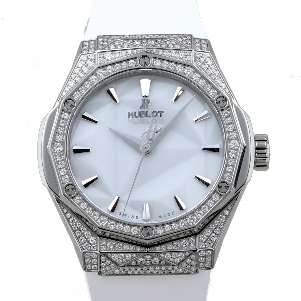 hublot classicfusion HUBLOT Classic fusion Aurinsky Titanium white Pave 550.ns.2200.rw.1604.orl20