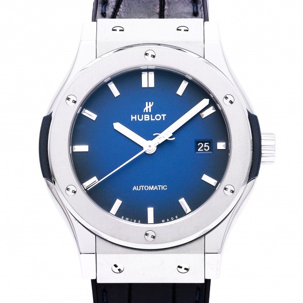 hublot classicfusion ウブロ クラシックフュージョン チタニウム ディープブルー 日本限定 542.nx.6670.lr.jpn18