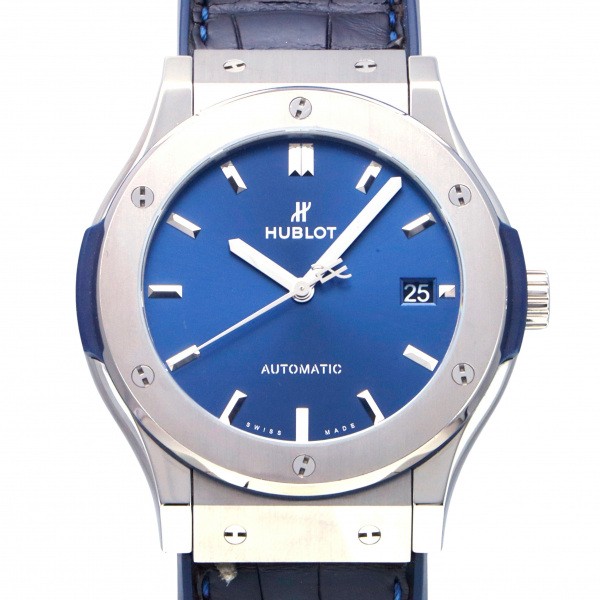 hublot classicfusion ウブロ クラシックフュージョン チタニウム ブルー 511.nx.7170.lr