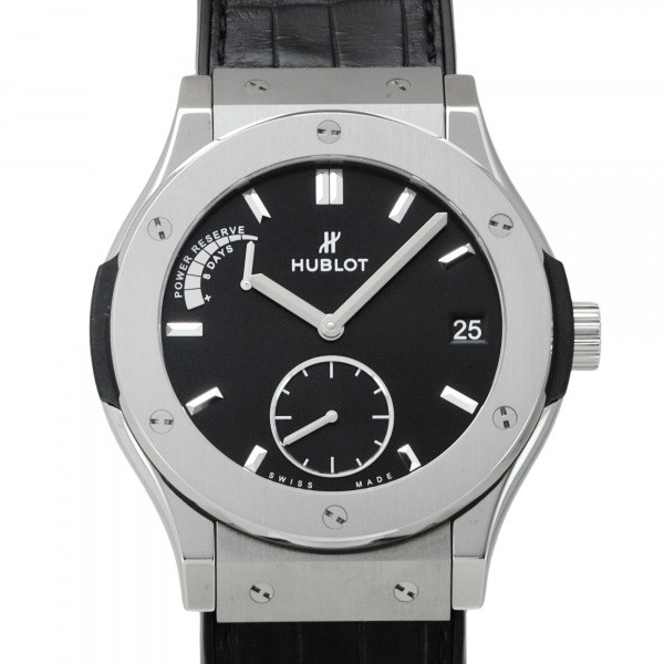 hublot classicfusion ウブロ クラシックフュージョン パワーリザーブ 8デイズ チタニウム 516.nx.1470.lr