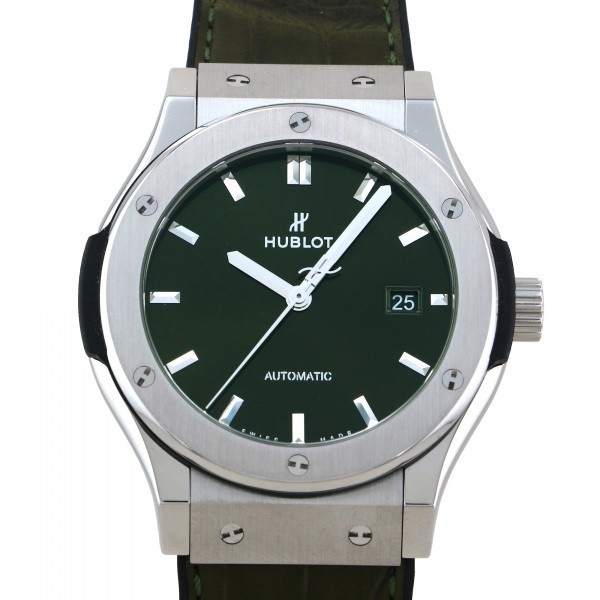 hublot classicfusion ウブロ クラシックフュージョン チタニウム グリーン 542.nx.8970.lr