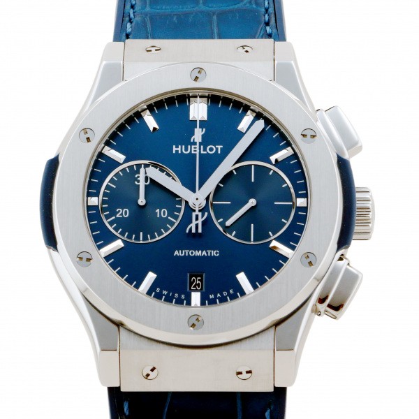 hublot classicfusion ウブロ クラシックフュージョン クロノグラフ チタニウム ブルー 521.nx.7170.lr