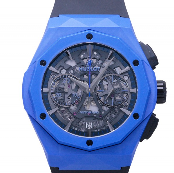 허블 롯 고전적인 융합 위 블로 클래식 퓨전 아 퓨전 올린 스키 블루 세라믹 세계 한정 200 525.ex.0179.rx.orl18