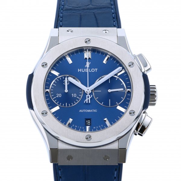 hublot classicfusion ウブロ クラシックフュージョン クロノグラフ チタニウム ブルー 521.nx.7170.lr