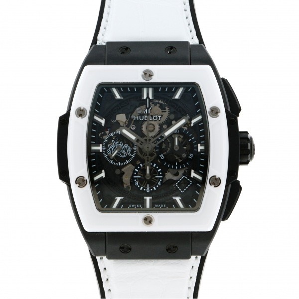 ウブロ HUBLOT スピリット・オブ・ビッグバン スピリット オブ ビッグバン Loves Art By Hush 世界限定50本 641.CI.0112.VR.EWC17 グレー文字盤 中古 腕時計 メンズ