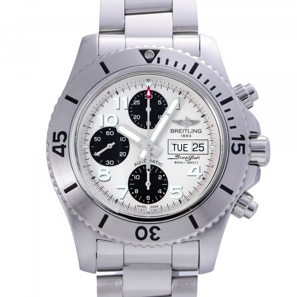 breitling superocean ブライトリング スーパーオーシャン クロノグラフ スティールフィッシュ a141g82pss