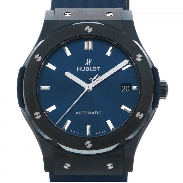 ウブロ HUBLOT クラシックフュージョン セラミック ブルー 511.CM.7170.RX ブルー文字盤 新品 腕時計 メンズ
