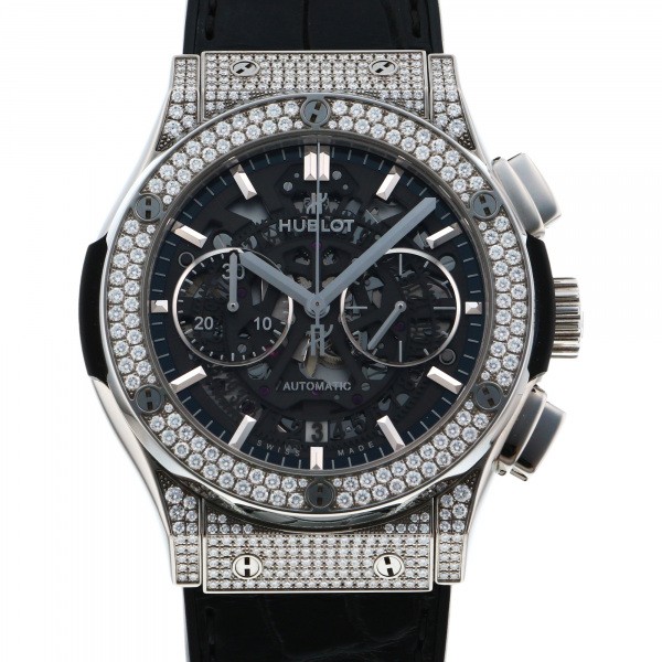 hublot classicfusion ウブロ クラシックフュージョン アエロフュージョン クロノグラフ チタニウム パヴェ 525.nx.0170.lr.1704