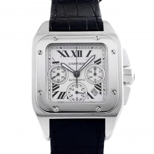cartier santos カルティエ サントス 100 クロノグラフ XL w20090x8