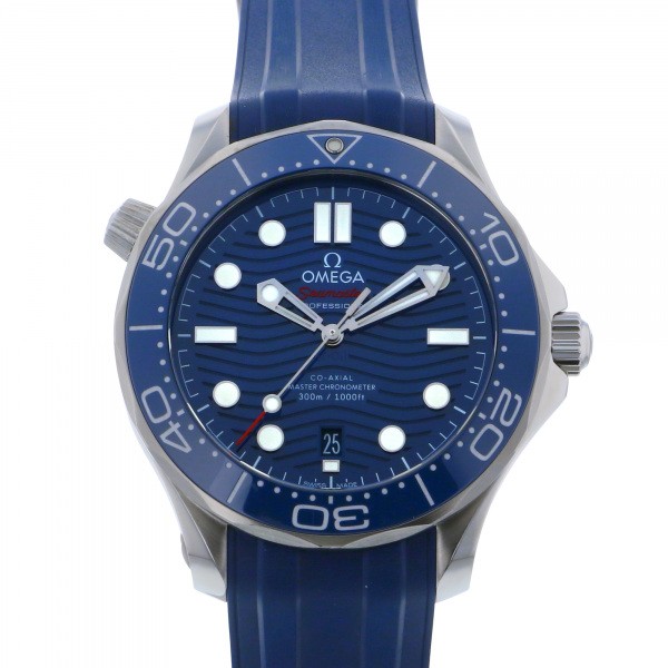 オメガ OMEGA シーマスター DIVER 300M コーアクシャル マスター クロノメーター 42MM 210.32.42.20.03.001 ブルー文字盤 中古 腕時計 メンズ
