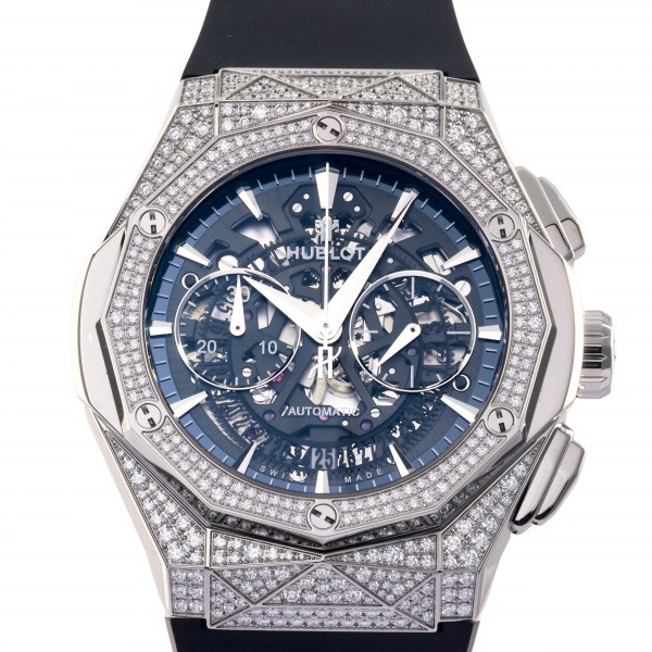 hublot classicfusion ウブロ クラシックフュージョン クロノグラフ オーリンスキー チタニウム パヴェ 525.nx.0170.rx.1704.orl18