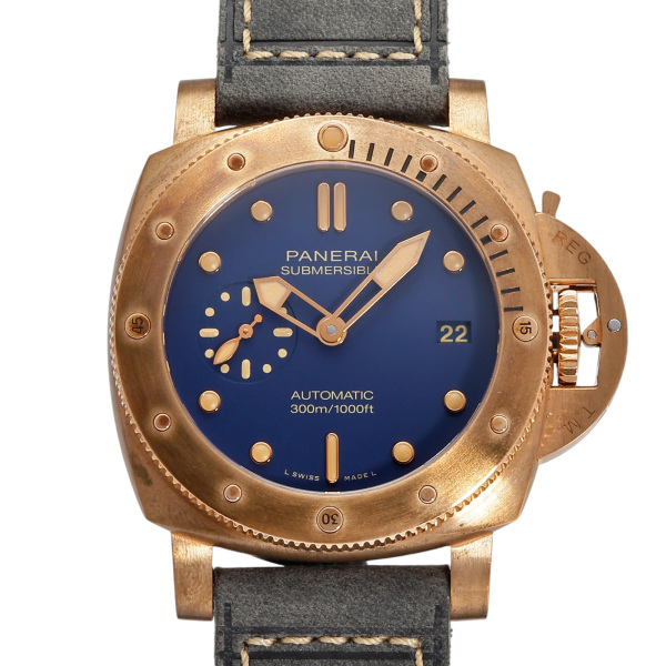 panerai submersible パネライ サブマーシブル ブロンゾ ブルー アビッソ pam01074