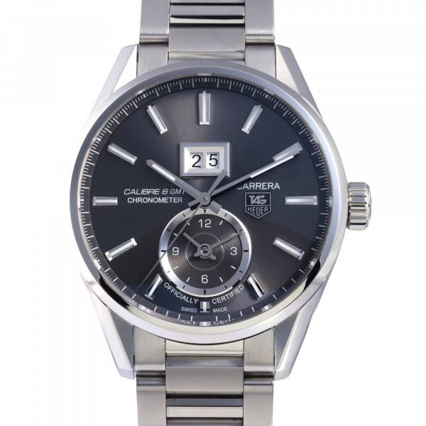 tagheuer carrera タグ・ホイヤー カレラ グランドデイト GMT キャリバー8 war5012.ba0723