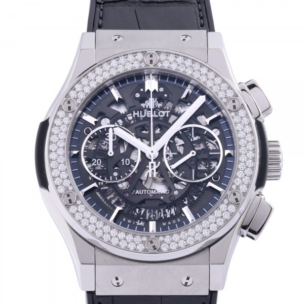 hublot classicfusion ウブロ クラシックフュージョン アエロフュージョン クロノグラフ チタニウム ベゼルダイヤ 525.nx.0170.lr.1104