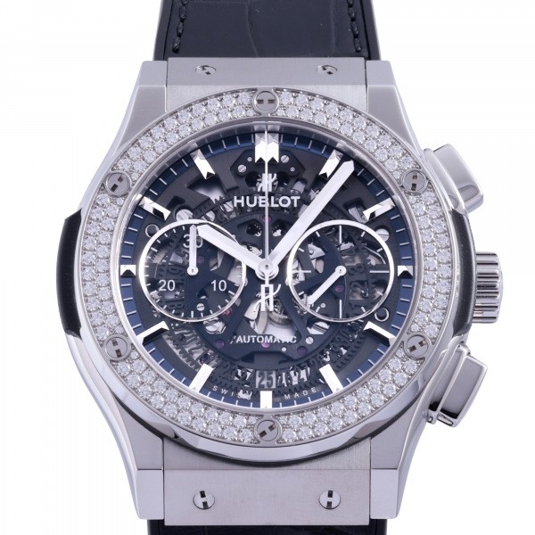 hublot classicfusion ウブロ クラシックフュージョン アエロフュージョン クロノグラフ チタニウム ベゼルダイヤ 525.nx.0170.lr.1104