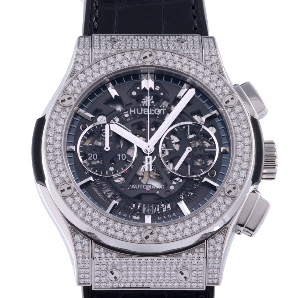 hublot classicfusion ウブロ クラシックフュージョン アエロフュージョン クロノグラフ チタニウム パヴェ 525.nx.0170.lr.1704