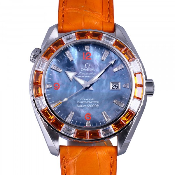 オメガ OMEGA シーマスター コーアクシャル プラネットオーシャン 2905.50.38 ブルー文字盤 中古 腕時計 メンズ