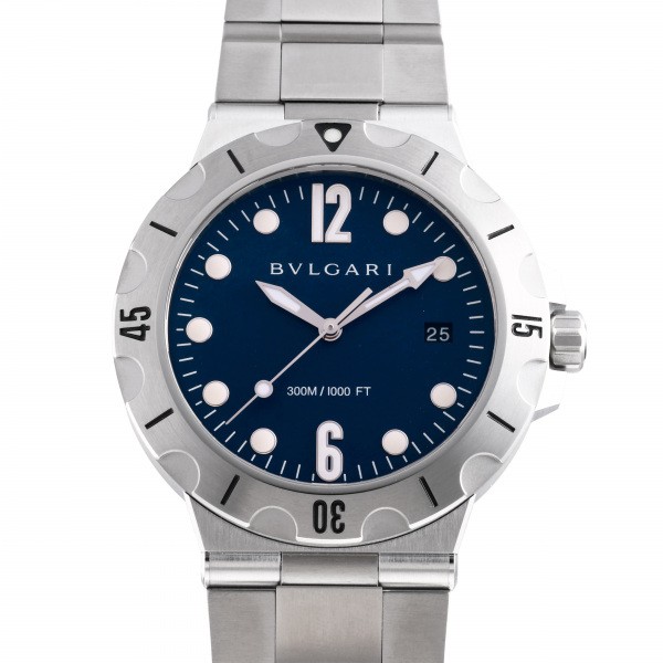 ブルガリ BVLGARI ディアゴノ プロフェッショナル スクーバ DP41C3SSSD ブルー文字盤 新品 腕時計 メンズ