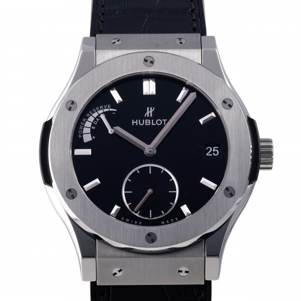 hublot classicfusion ウブロ クラシックフュージョン パワーリザーブ 8デイズ チタニウム 516.nx.1470.lr