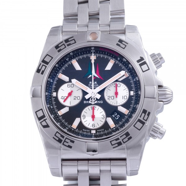 ブライトリング BREITLING クロノマット 44 AB01104D/BC62 ブラック文字盤 中古 腕時計 メンズ