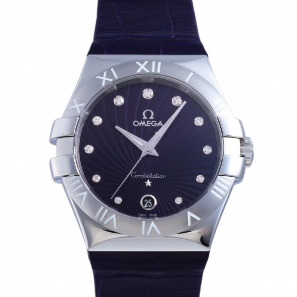 オメガ OMEGA コンステレーション 123.13.35.60.60.001 パープル文字盤 新品 腕時計 レディース