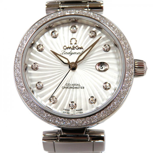 omega deville オメガ デ・ヴィル レディマティック ベゼルダイヤ 425.38.34.20.55.001