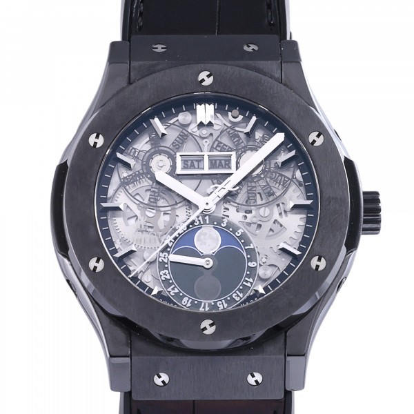 hublot classicfusion ウブロ クラシックフュージョン アエロフュージョン ムーンフェイズ ブラックマジック 517.cx.0170.lr
