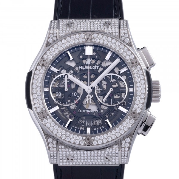 hublot classicfusion ウブロ クラシックフュージョン アエロフュージョン クロノグラフ チタニウム パヴェ 525.nx.0170.lr.1704