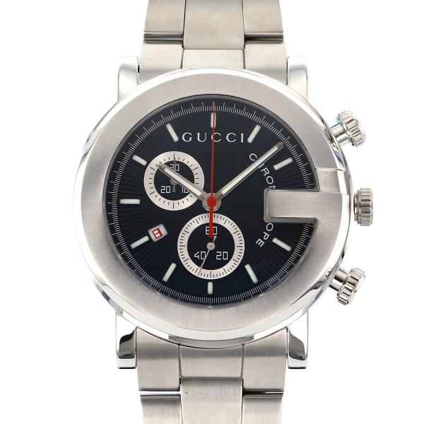 アウトレット] グッチ G-クロノ グッチ クロノグラフ PVD