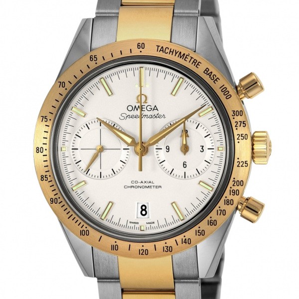 オメガ OMEGA スピードマスター '57 コーアクシャル クロノグラフ 331.20.42.51.02.001 シルバー文字盤 新品 腕時計 メンズ
