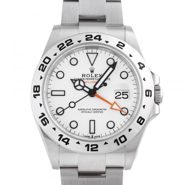 ロレックス ROLEX エクスプローラーII 226570 ホワイト文字盤 新品 腕時計 メンズ
