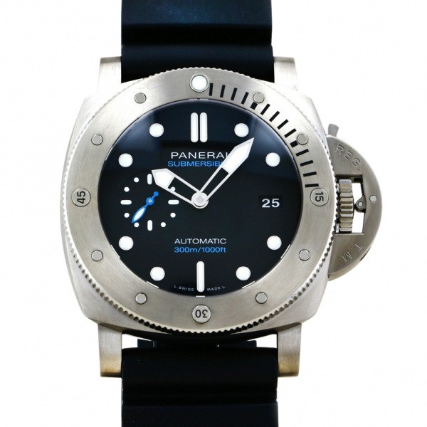パネライ PANERAI サブマーシブル 3デイズ チタニオ PAM01305 ブラック文字盤 新品 腕時計 メンズ