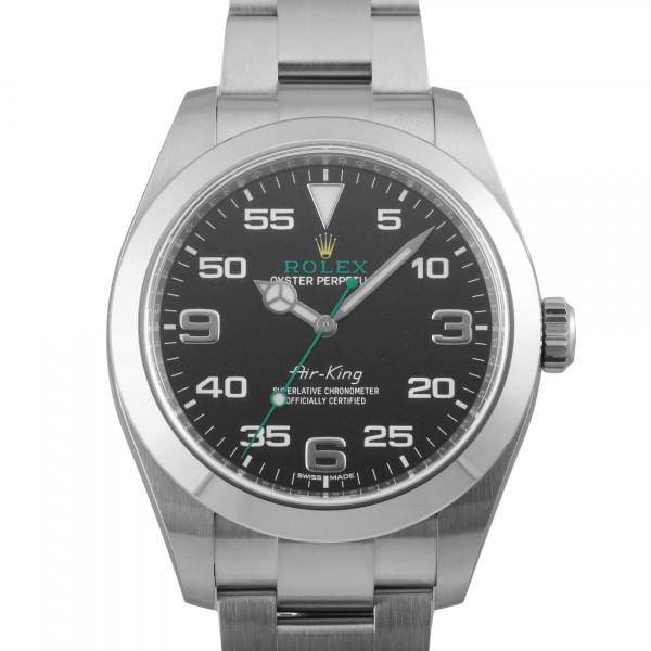 ロレックス ROLEX エアキング 116900 ブラック文字盤 アウトレット 腕時計 メンズ