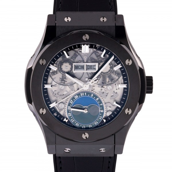 hublot classicfusion ウブロ クラシックフュージョン アエロ・フュージョン ムーンフェイズ ブラックマジック 547.cx.0170.lr