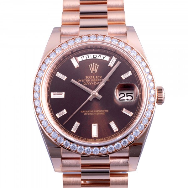 rolex daydate ロレックス デイデイト 40 バケットダイヤ ベゼルダイヤ 228345rbr