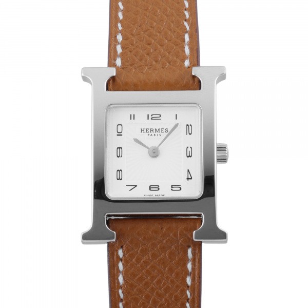 エルメス HERMES Hウォッチ HH1.210.131/UU37 ホワイト文字盤 新品 腕時計 レディース