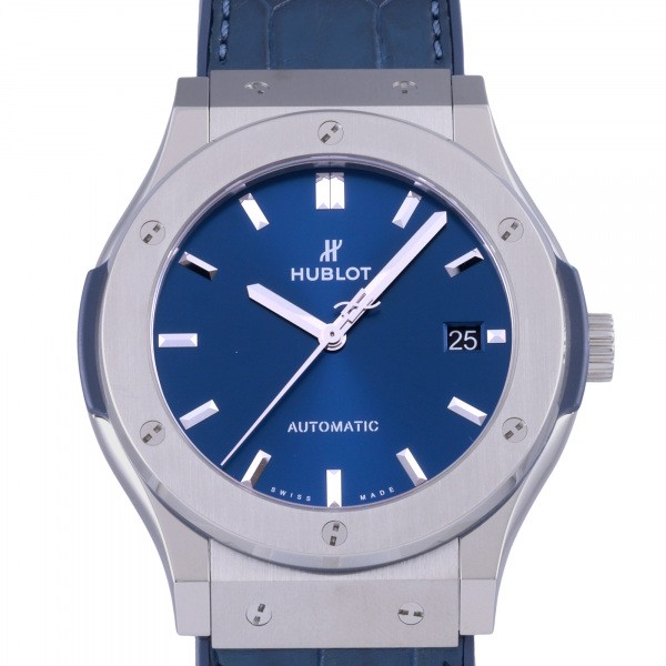 hublot classicfusion ウブロ クラシックフュージョン チタニウム ブルー 511.nx.7170.lr