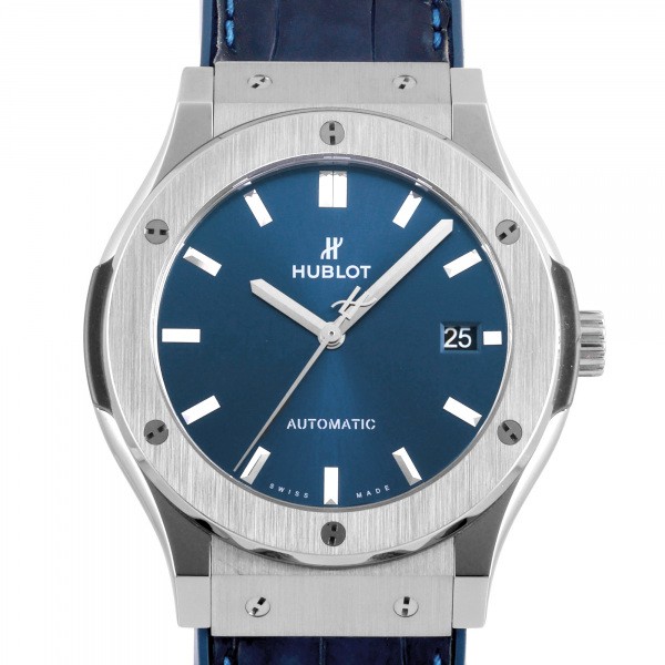 hublot classicfusion ウブロ クラシックフュージョン チタニウム ブルー 511.nx.7170.lr