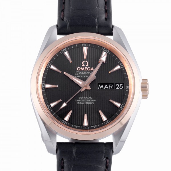 omega seamaster オメガ シーマスター アクアテラ コーアクシャル アニュアルカレンダー 231.23.39.22.06.001