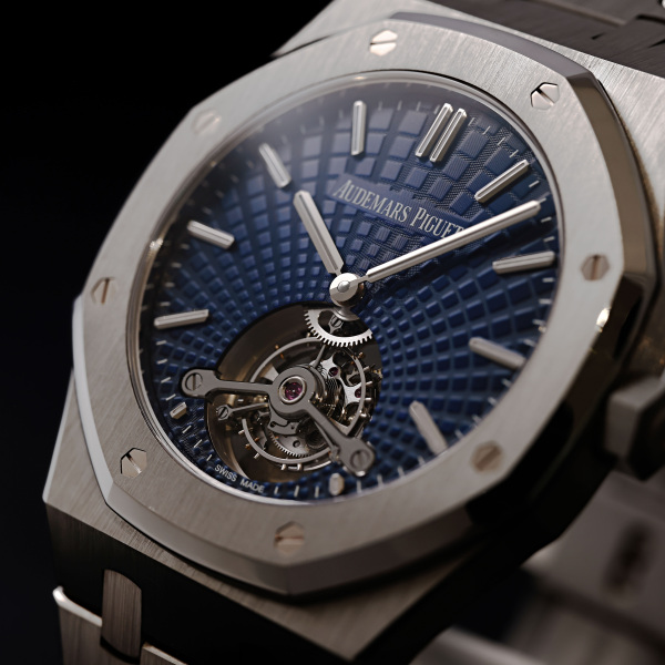 爱彼 皇家橡树 爱彼（Audemars Piguet） 皇家橡树 陀飞轮 超薄 限于30 26522ti.oo.1220ti.01