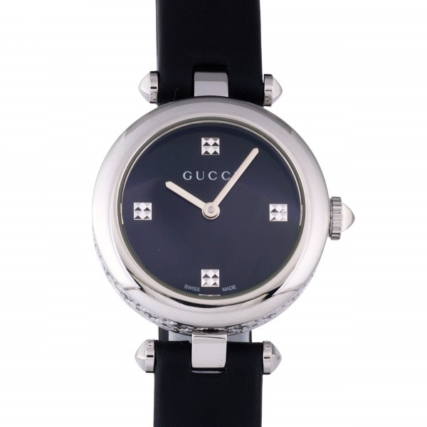 グッチ GUCCI ディアマンティッシマ YA141506 ブラック文字盤 新品 腕時計 レディース