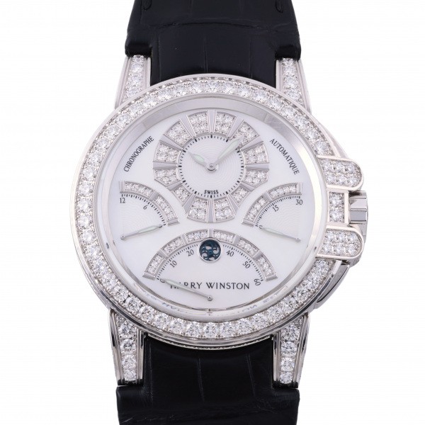 harrywinston ocean ハリー・ウィンストン オーシャン トリレトログラード クロノグラフ ケースダイヤ oceact44ww002
